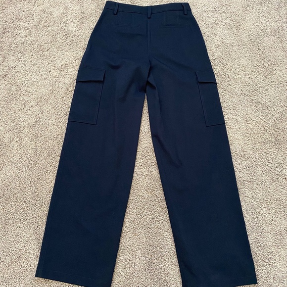 NWT THEORY WOOL CARGO PANTS - Picture 4 of 6